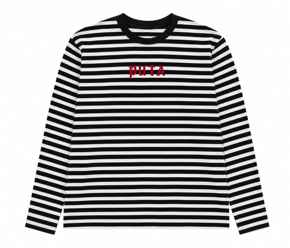 Black & White PUTA longsleeve shirt